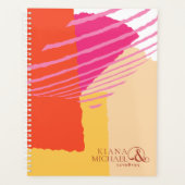 Farbblock Hochzeit Sommer-ID740 Planer (Vorderseite)