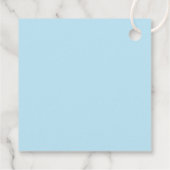 Farbblock Hochzeit Winter ID740 Geschenkanhänger (Rückseite)