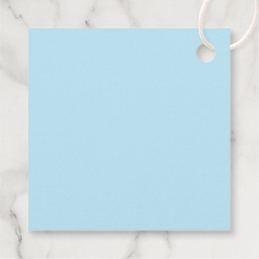 Farbblock Hochzeit Winter ID740 Geschenkanhänger (Rückseite)