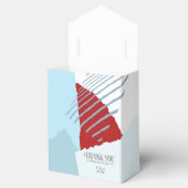 Farbblock Hochzeit Winter ID740 Geschenkschachtel (Geöffnet)