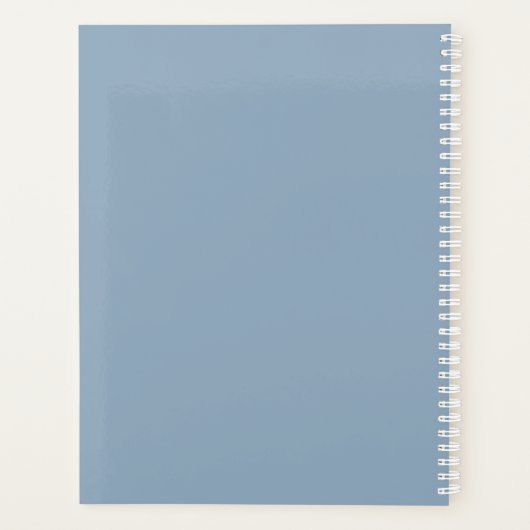 Farbblock Hochzeit Winter ID740 Planer (Rückseite)