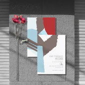 Farbblock Hochzeit Winter ID740 Save The Date