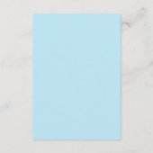 Farbblock Hochzeitsdetails Winter-ID740 Begleitkarte (Rückseite)