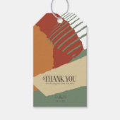 Farbblock Hochzeitskennziffer740 Geschenkanhänger (Vorderseite)