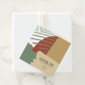 Farbblock Hochzeitskennziffer740 Geschenkanhänger (Beispiel)