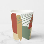 Farbblock Hochzeitskennziffer740 Pappbecher (Rechts)