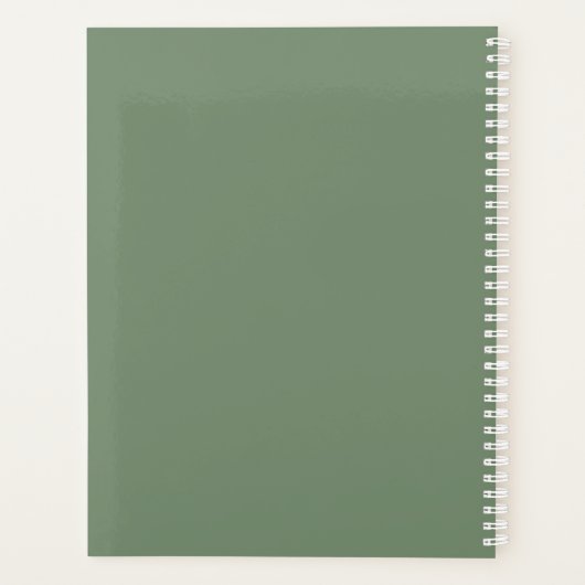 Farbblock Hochzeitskennziffer740 Planer (Rückseite)