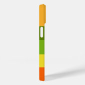 Farbblock Horizontal gestreift Farbeneinfarbiges M Case-Mate iPhone Hülle (Rückseite / Rechts)