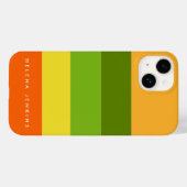 Farbblock Horizontal gestreift Farbeneinfarbiges M Case-Mate iPhone Hülle (Rückseite (Horizontal))