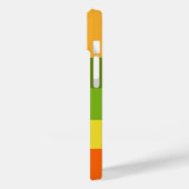 Farbblock Horizontal gestreift Farbeneinfarbiges M Case-Mate iPhone Hülle (Rückseite / Links)