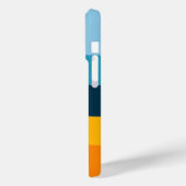 Farbblock Horizontal gestreift Farbeneinfarbiges M Case-Mate iPhone Hülle (Rückseite / Links)