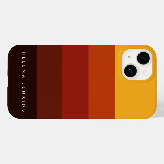 Farbblock Horizontal gestreift Farbeneinfarbiges M Case-Mate iPhone Hülle (Rückseite (Horizontal))