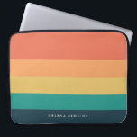 Farbblock Horizontal gestreift Farbeneinfarbiges M Laptopschutzhülle<br><div class="desc">Fügen Sie Ihrem Zubehör mit unserer Kollektion "Farb-Block Horizontal gestreifte Farbmonogramm" einen Farbspritzer hinzu. Ideal für Handys,  Elektronik,  Sportgeräte und vieles mehr. Dieses dynamische Design mit fett gestrichenen Farbblöcken und auffälligen horizontalen Streifen,  personalisiert mit Ihrem Monogramm für eine einzigartige und stilvolle Touch.</div>