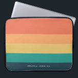 Farbblock Horizontal gestreift Farbeneinfarbiges M Laptopschutzhülle<br><div class="desc">Fügen Sie Ihrem Zubehör mit unserer Kollektion "Farb-Block Horizontal gestreifte Farbmonogramm" einen Farbspritzer hinzu. Ideal für Handys,  Elektronik,  Sportgeräte und vieles mehr. Dieses dynamische Design mit fett gestrichenen Farbblöcken und auffälligen horizontalen Streifen,  personalisiert mit Ihrem Monogramm für eine einzigartige und stilvolle Touch.</div>