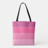 Farbblock Horizontale rosa Streifen Tasche (Rückseite)