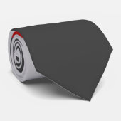 Farbblock in Rot und Grau Krawatte (Gerollt)