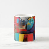 Farbblock-Jazz Kaffeetasse (Mittel)