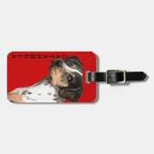 Farbblock Katahoula Gepäckanhänger (Vorderseite horizontal)