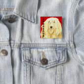 Farbblock Komondor Button (Beispiel)