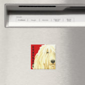 Farbblock Komondor Magnet (In Situ (Geschirrspüler))