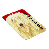 Farbblock Komondor Magnet (Rechte Seite)