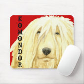 Farbblock Komondor Mousepad (Mit Mouse)
