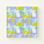 Farbblock Kuh und Hühnchen Notizblock (Rückseite)