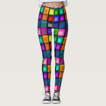 Farbblock-Leggings Josefs Albers