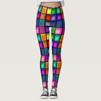 Farbblock-Leggings Josefs Albers Leggings