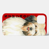 Farbblock Lowchen Case-Mate iPhone Hülle (Rückseite (Horizontal))