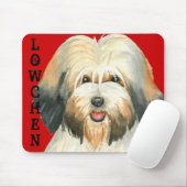 Farbblock Lowchen Mousepad (Mit Mouse)