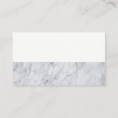 Farbblock Marmortrim Rabattkarte (Rückseite)
