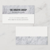 Farbblock Marmortrim Rabattkarte (Vorne/Hinten)