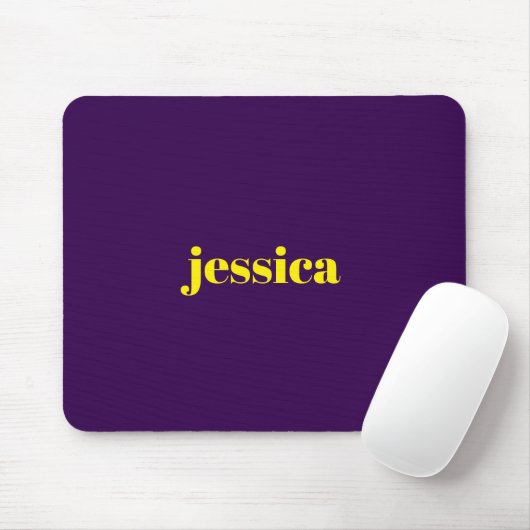 Farbblock minimalistischer benutzerdefinierter Nam Mousepad (Mit Mouse)