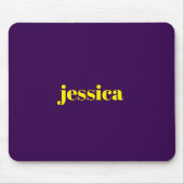Farbblock minimalistischer benutzerdefinierter Nam Mousepad (Vorne)