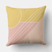 Farbblock modern mädchenhaft minimalistisch stilvo kissen (Rückseite)