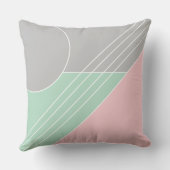 Farbblock modern mädchenhaft minimalistisch stilvo kissen (Rückseite)