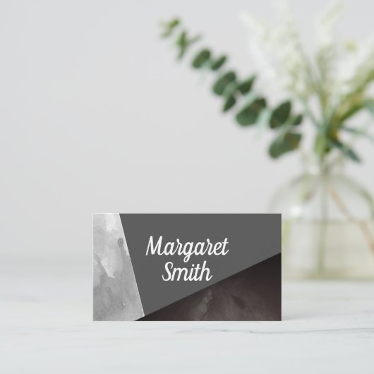 Farbblock Moderne Farbe Visitenkarte (Stehend Vorderseite)