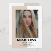 Farbblock Moderner Abschluss Ankündigung (Vorne/Hinten)