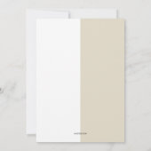 Farbblock Moderner Abschluss Ankündigung (Rückseite)