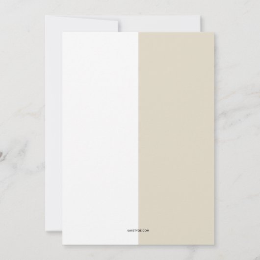 Farbblock Moderner Abschluss Ankündigung (Rückseite)