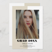 Farbblock Moderner Abschluss Ankündigung (Vorne/Hinten)