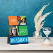 Farbblock Moderner Foto Abschluss Fotoplatte (Seite)