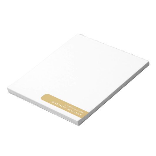 Farbblock moderner minimalistischer stilvoller notizblock (Rotiert)