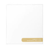 Farbblock moderner minimalistischer stilvoller notizblock (Vorderseite)