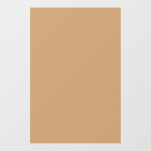 Farbblock Peach Tan | Soft Wedding Design Fensteraufkleber (Blatt)