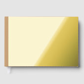 Farbblock Peach Tan | Soft Wedding Design Gästebuch (Vorderseite)