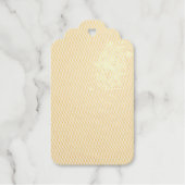 Farbblock Peach Tan | Soft Wedding Design Geschenkanhänger (Vorderseite)