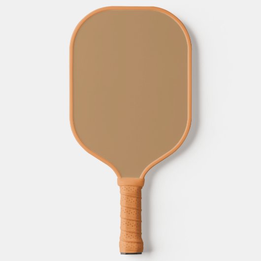 Farbblock Peach Tan | Soft Wedding Design Pickleball Schläger (Vorderseite)