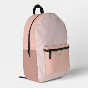 Farbblock Personalisiert mit Name Bedruckter Rucksack